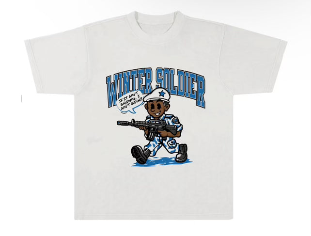 WINTER SOLDIER T-SHIRT - White (PRE-ORDER)